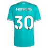 Jalkapallo Pelipaidat/Peliasut Liverpool Jeremie Frimpong 30 Lasten Kolmaspelipaita 2025-26